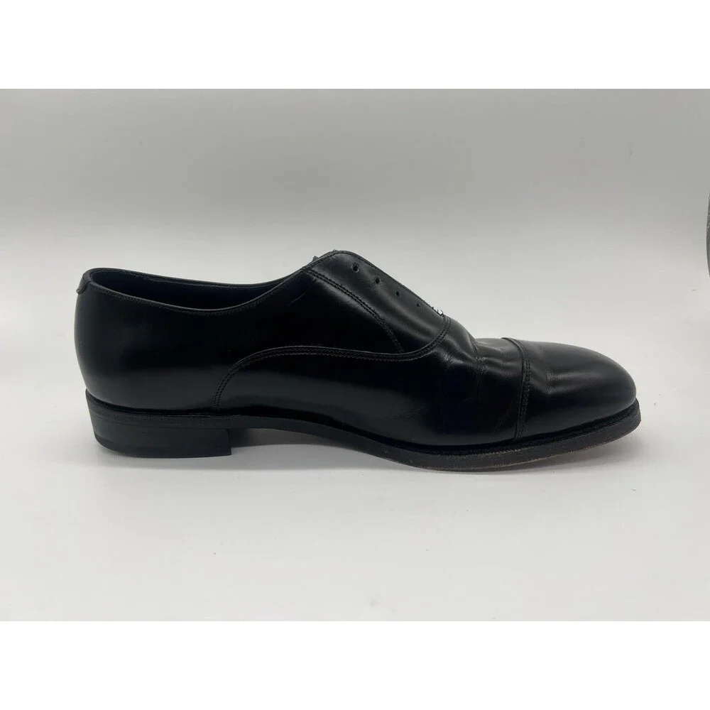 Florsheim Men's Size 11 E Black Leather Cap Toe Oxford Dress Shoes 509449